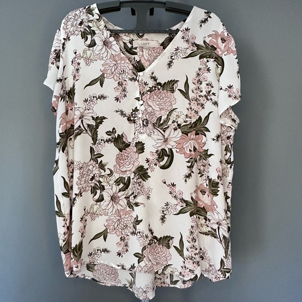 Loft Floral Blouse